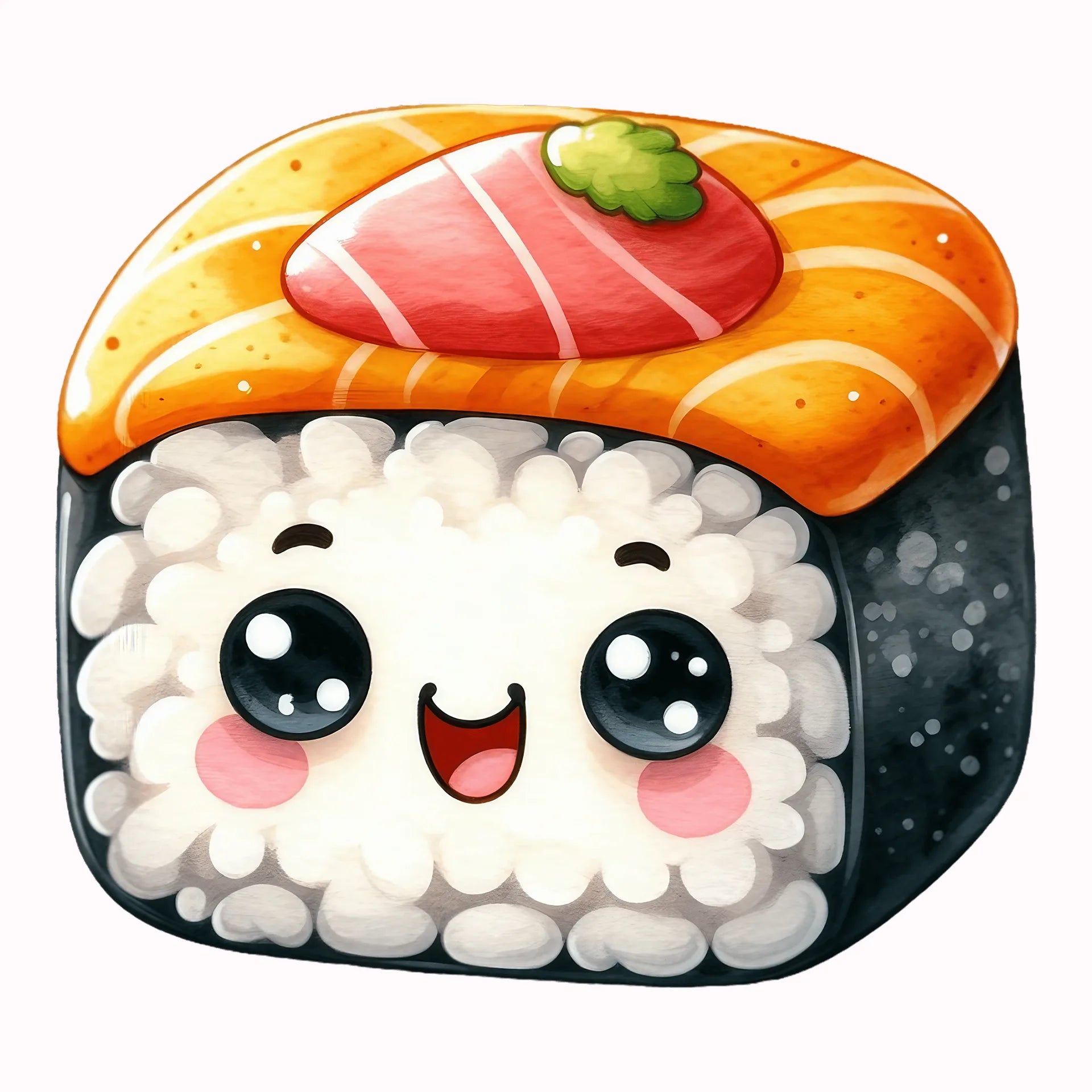 Permanent Sticker Kawaii Sushi Glueck
