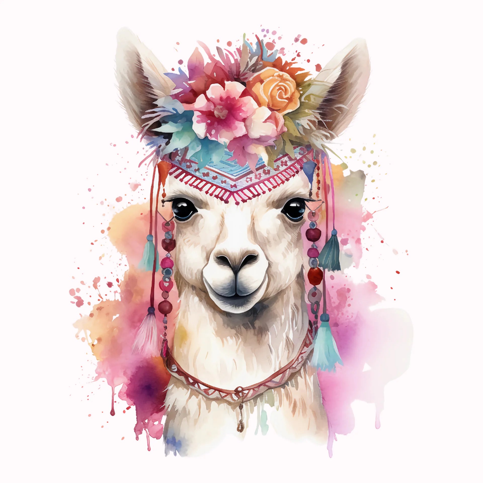 Permanent Sticker Lama Chaska