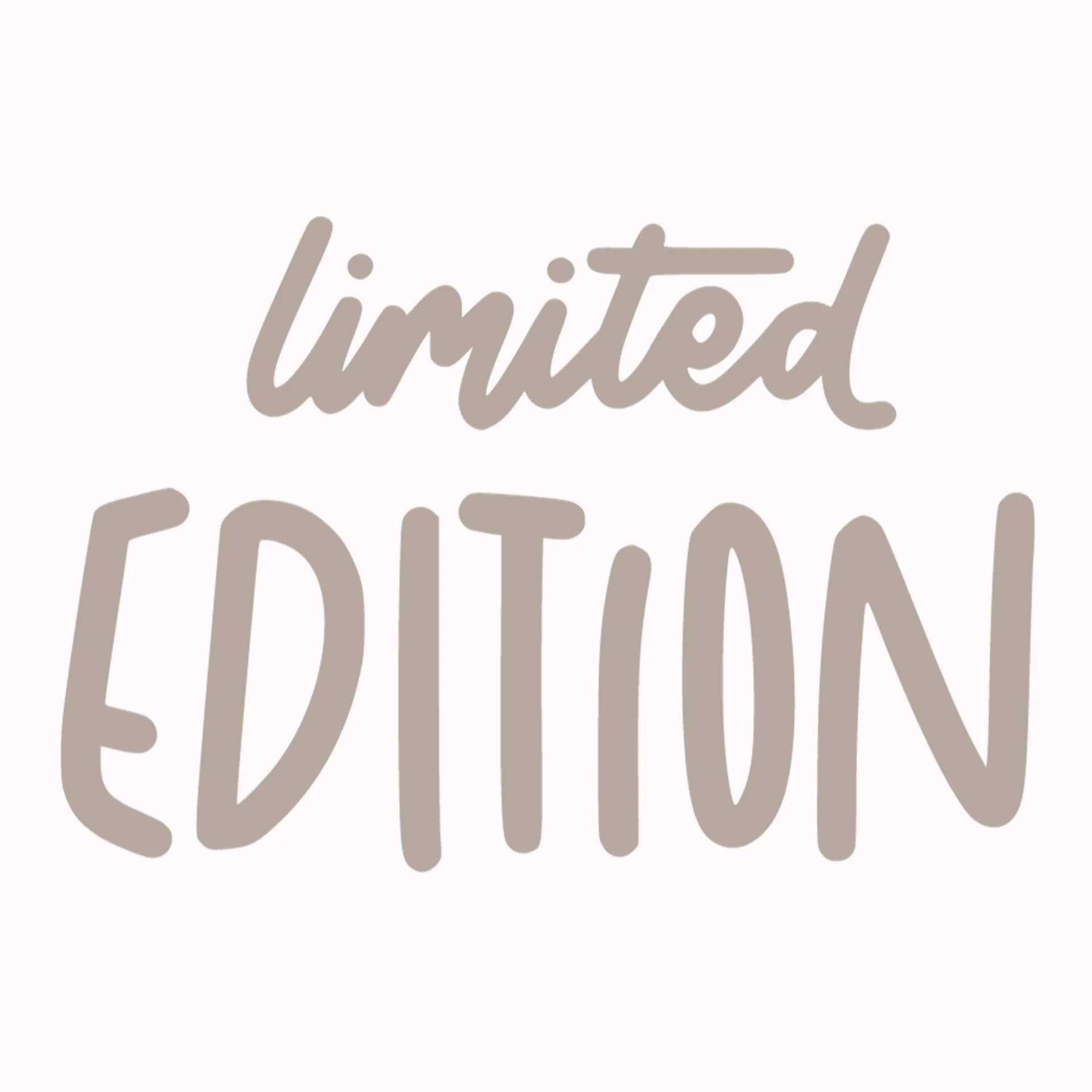 Permanent Sticker Limited Edition Beige