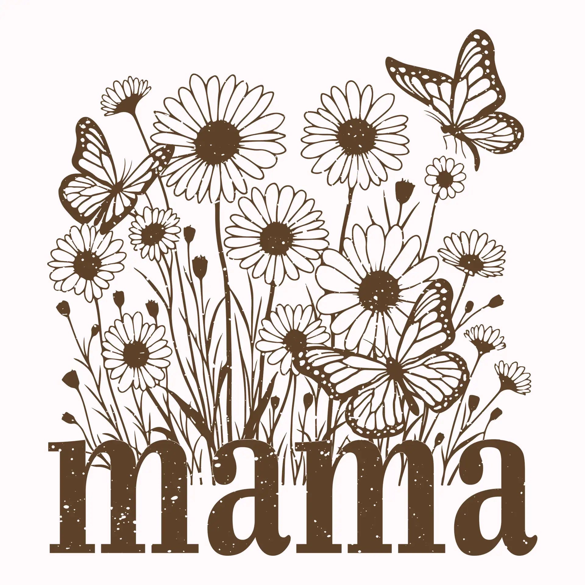 Permanent Sticker Mama Schmetterlingtraum