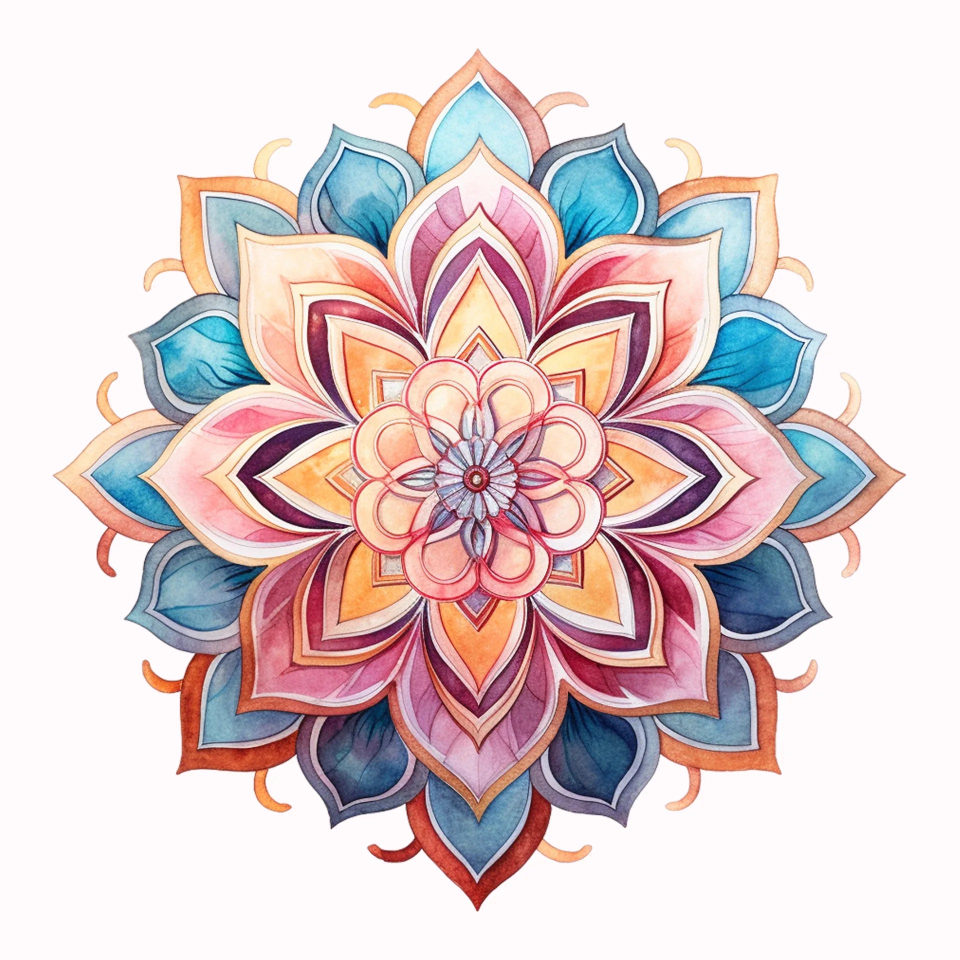 Permanent Sticker Mandala Blütenrausch