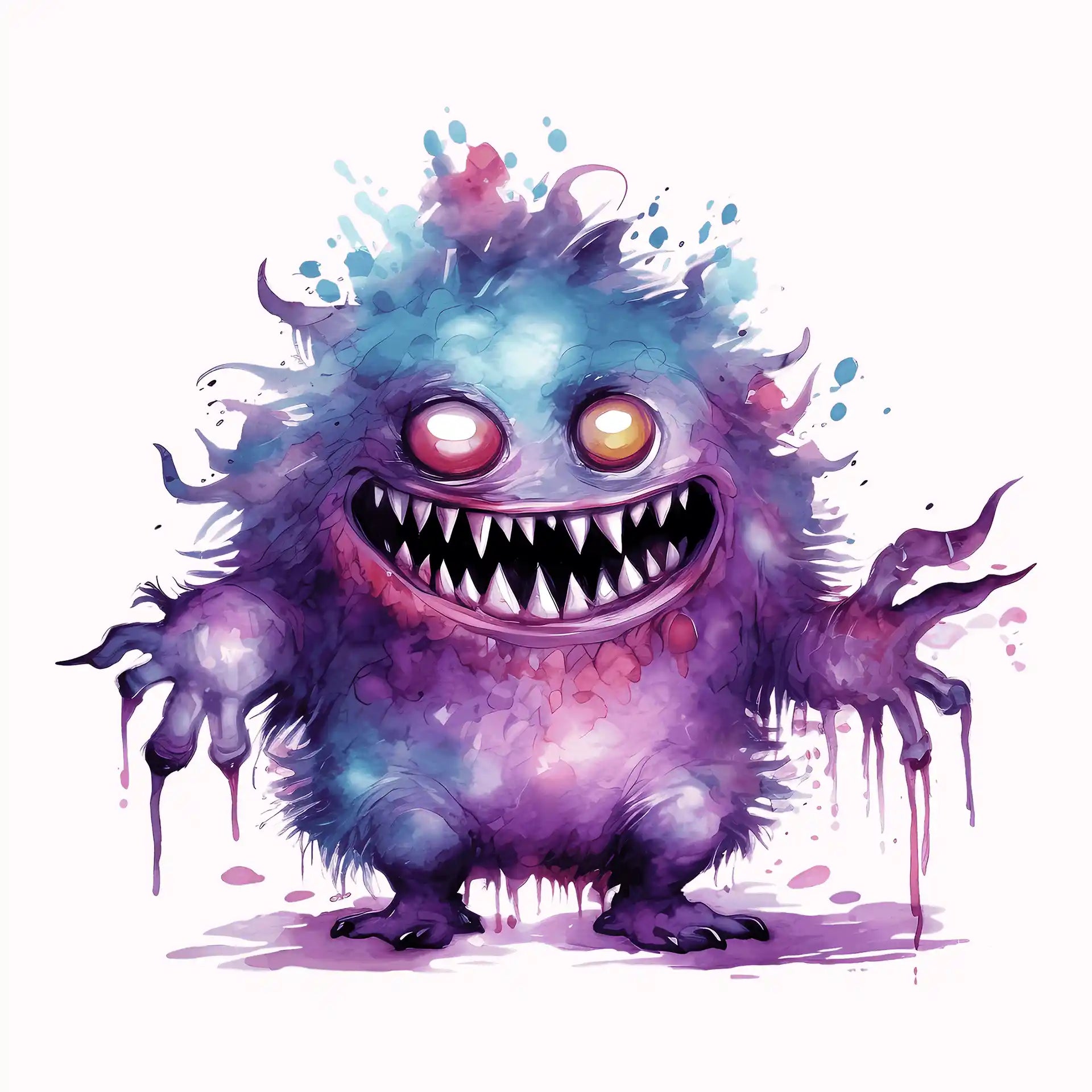 Permanent Sticker Monster Sly