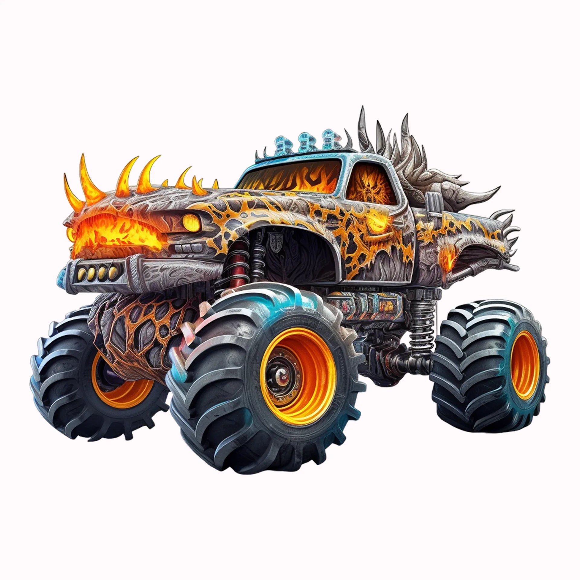Permanent Sticker Monstertruck Inferno