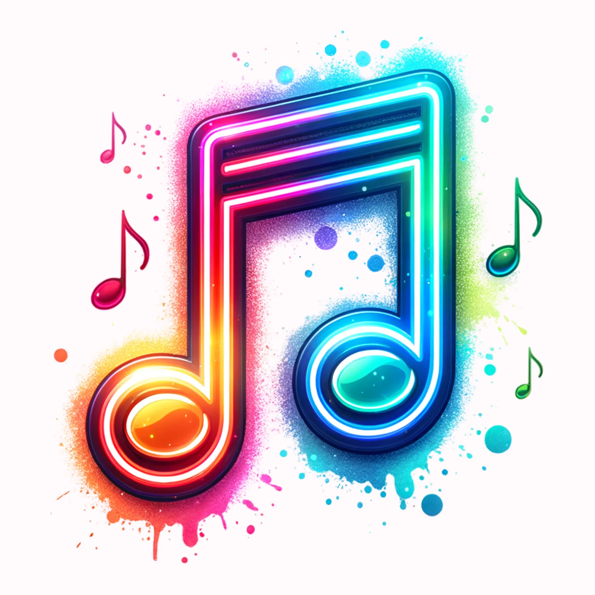 Permanent Sticker Neon Note