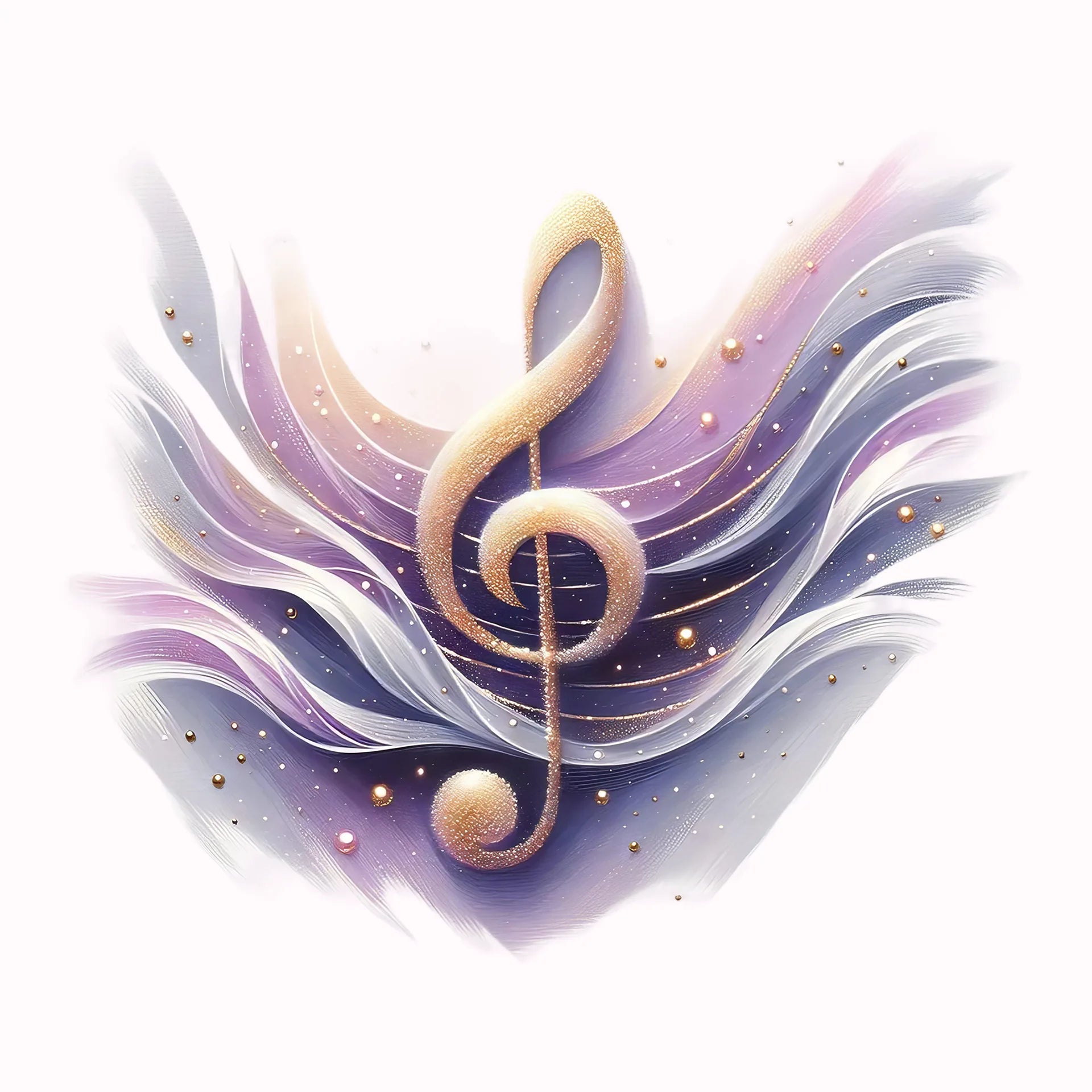 Permanent Sticker Notenschluessel der Harmonie