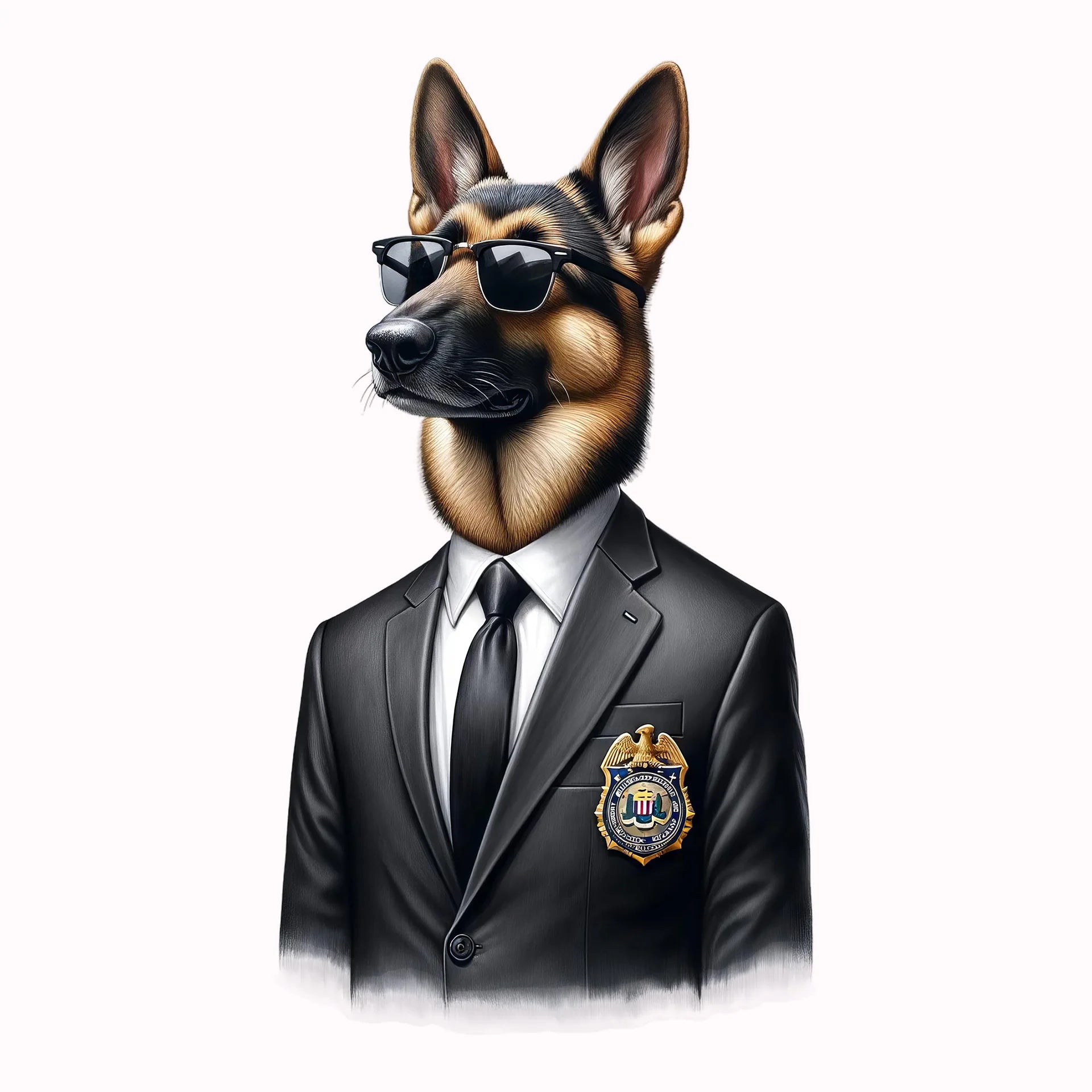 Permanent Sticker Officer Wuff