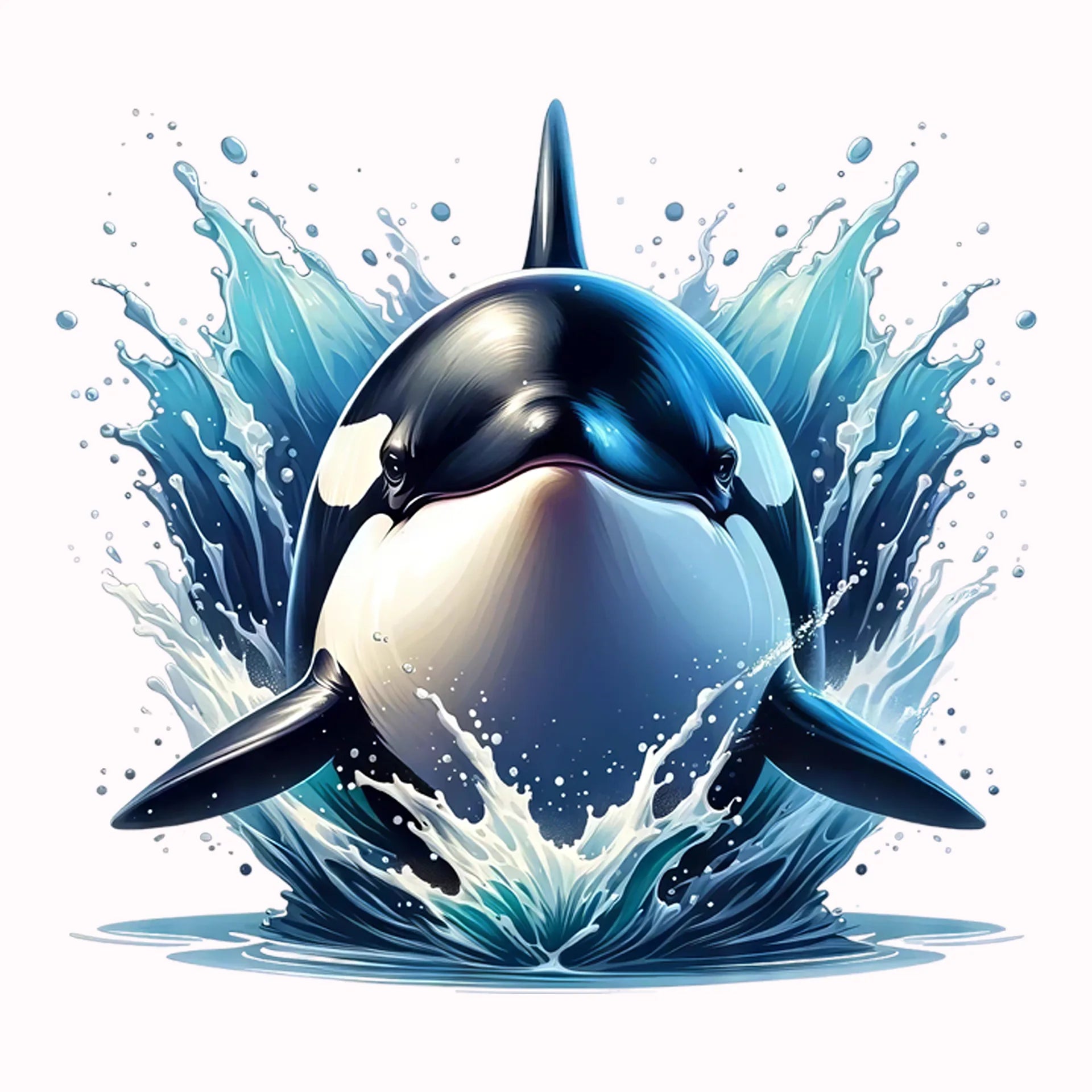 Permanent Sticker Orca Nalu