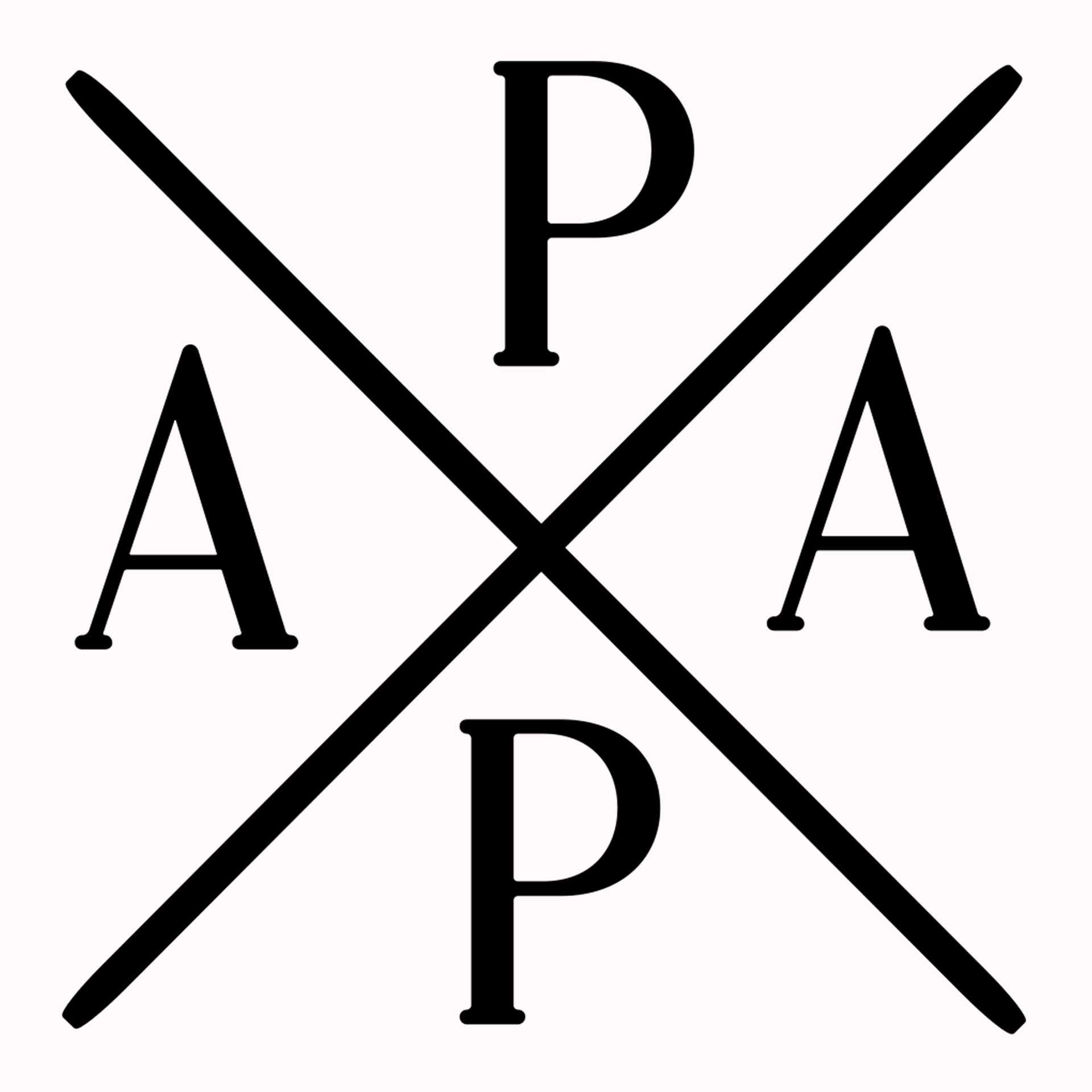Permanent Sticker Papa Kreuz