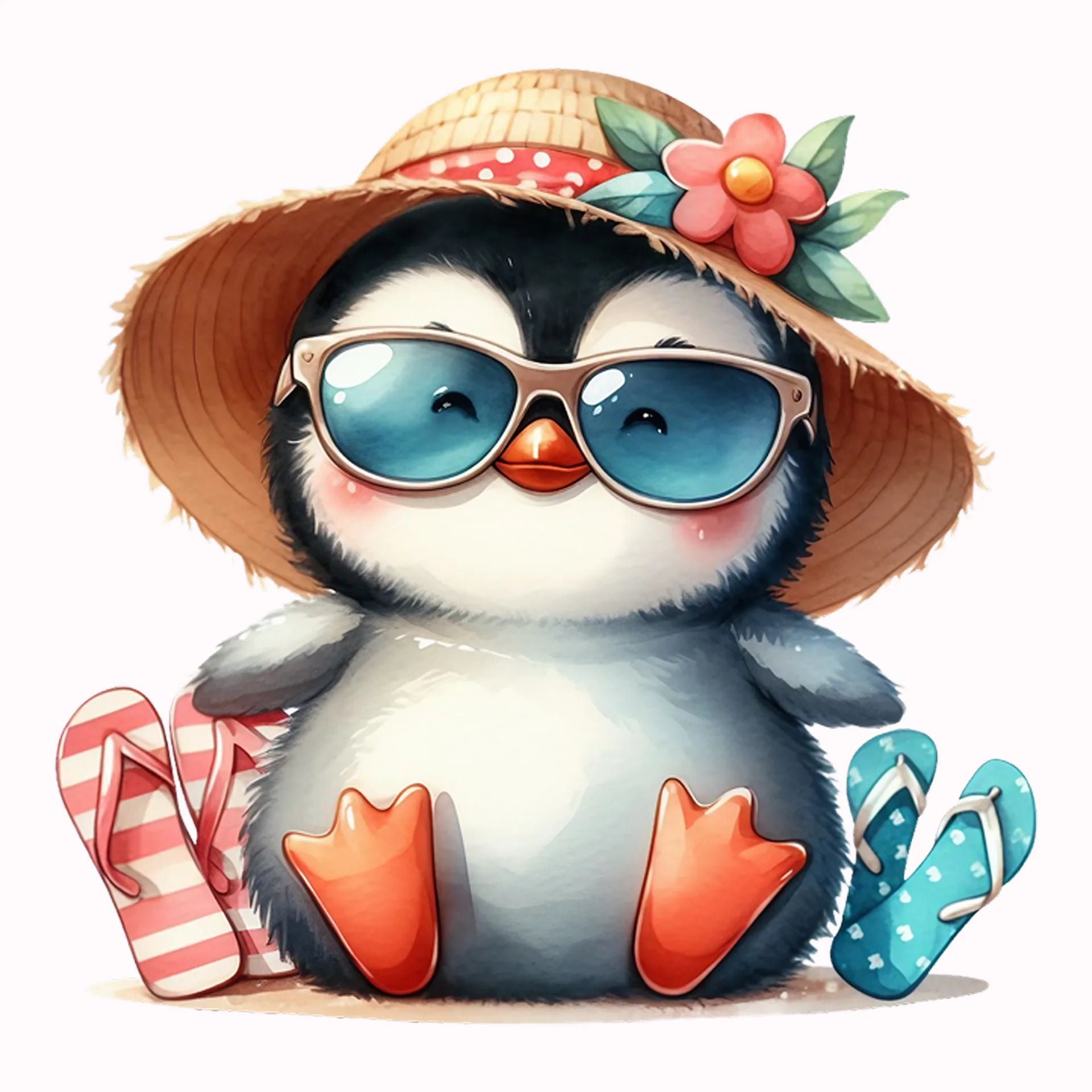 Permanent Sticker Pinguin Lotti