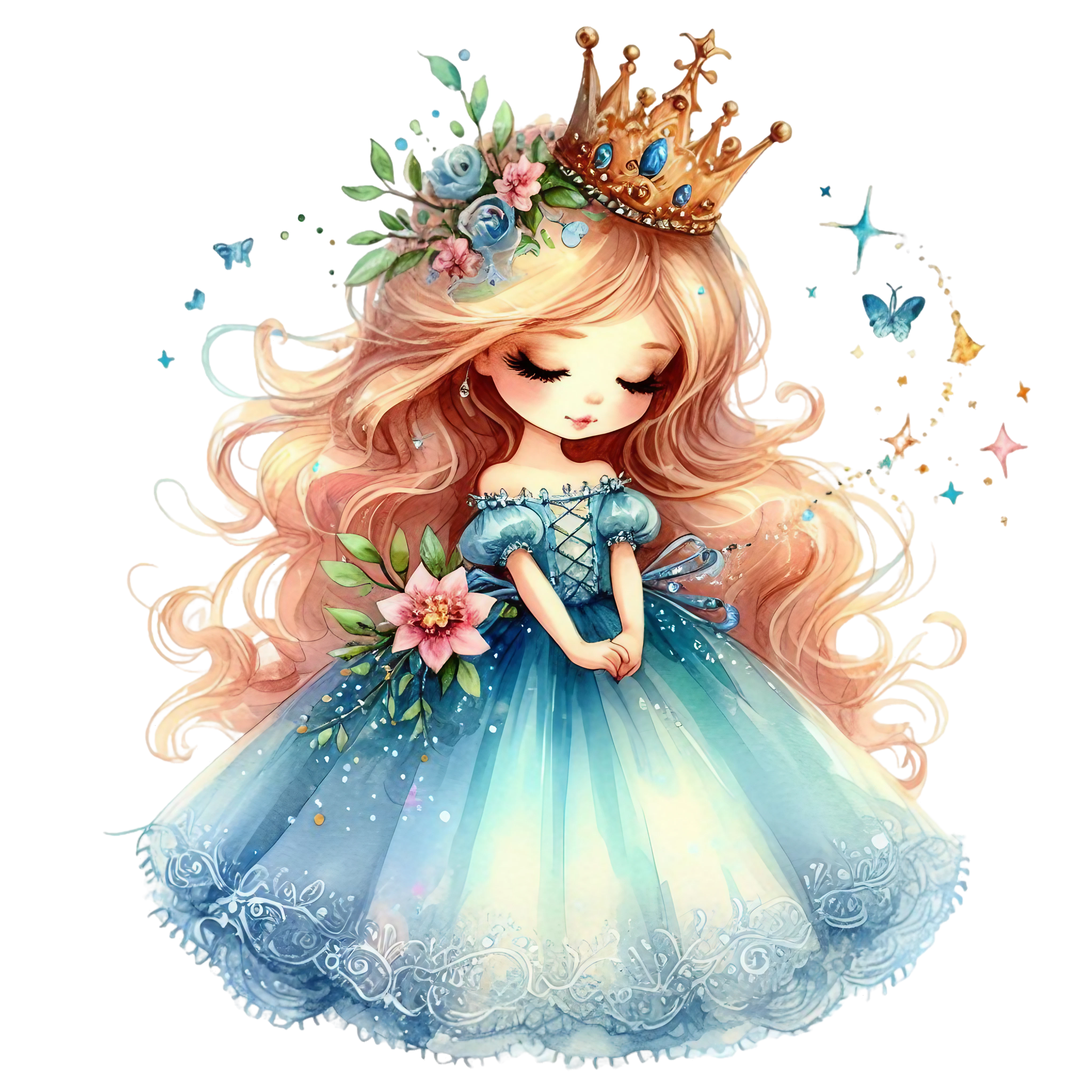Permanent Sticker Prinzessin Märchenpracht