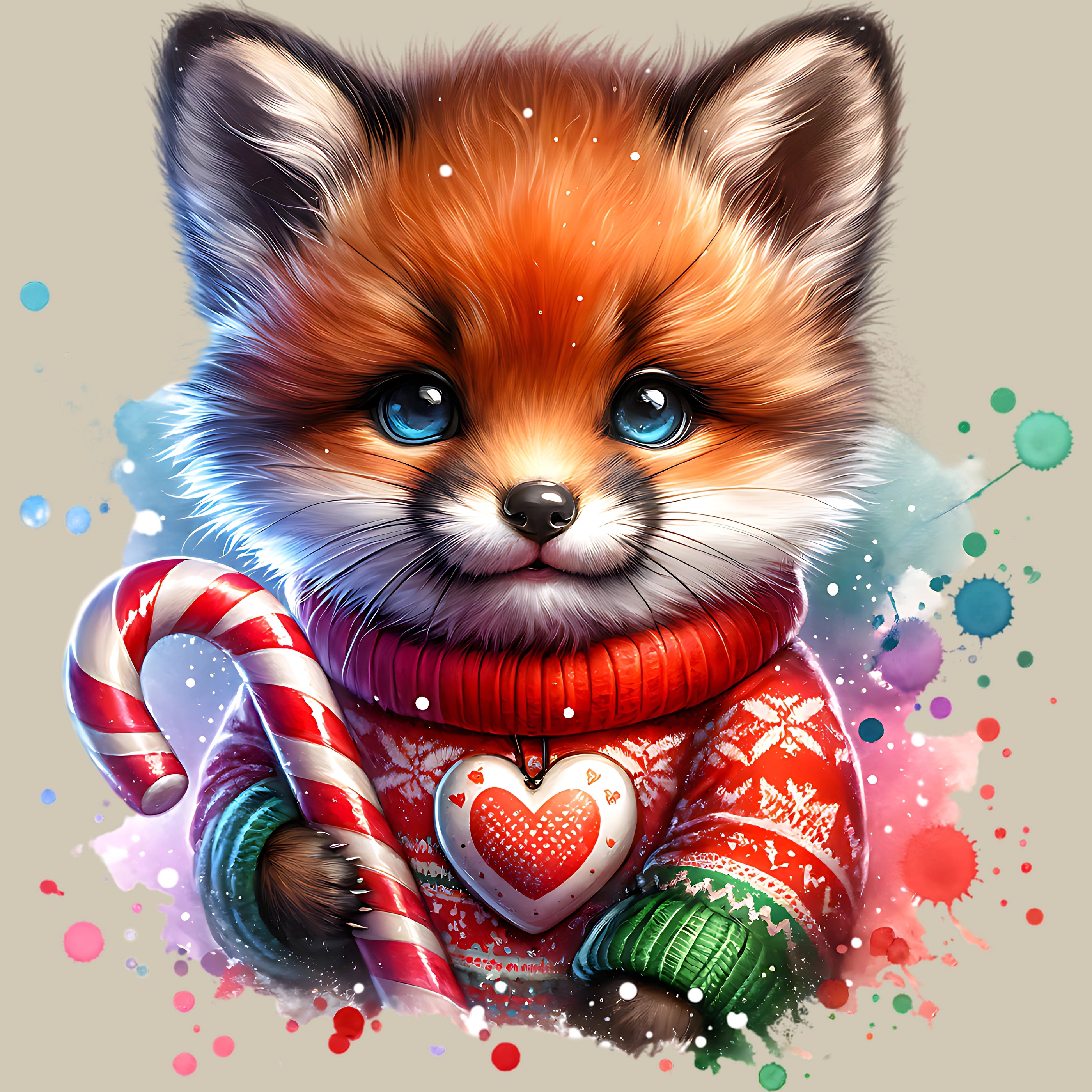 Permanent Sticker Fuchs Zuckermagie