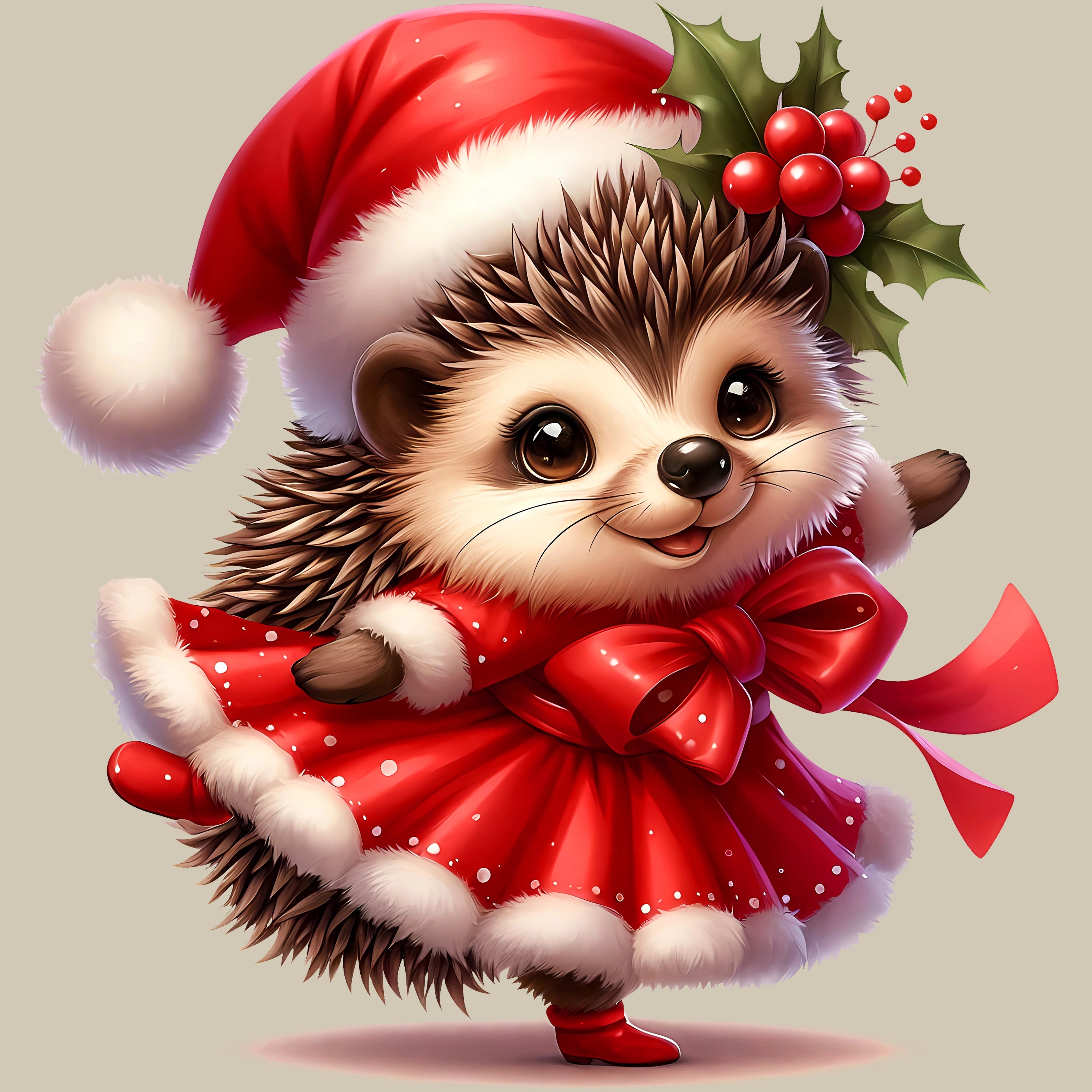 Permanent Sticker Igel Iga Schneetanz