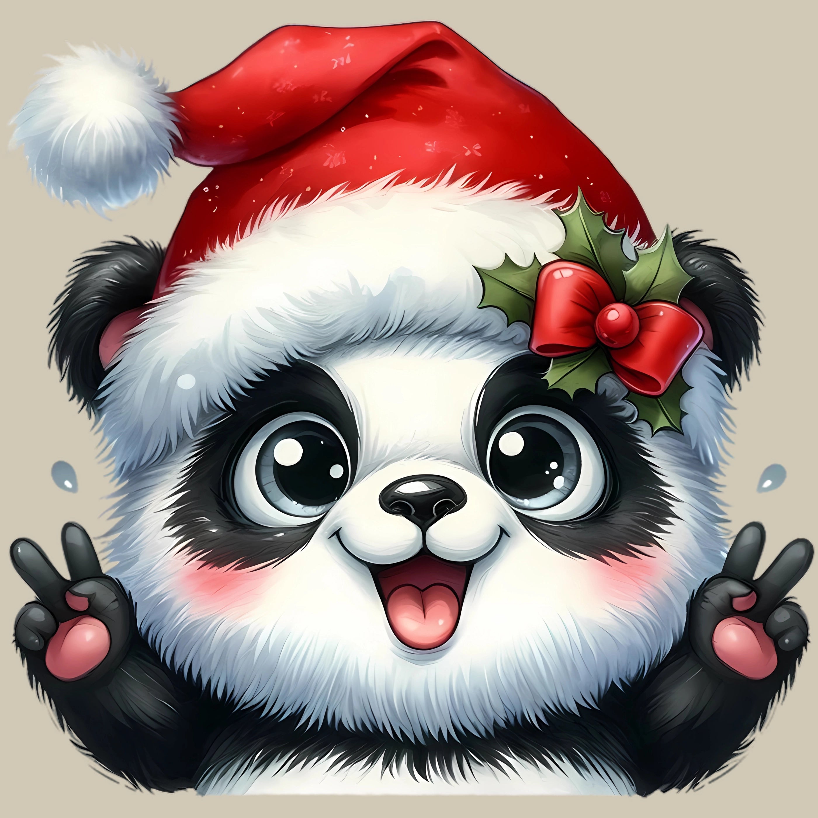 Permanent Sticker Panda Frostherz