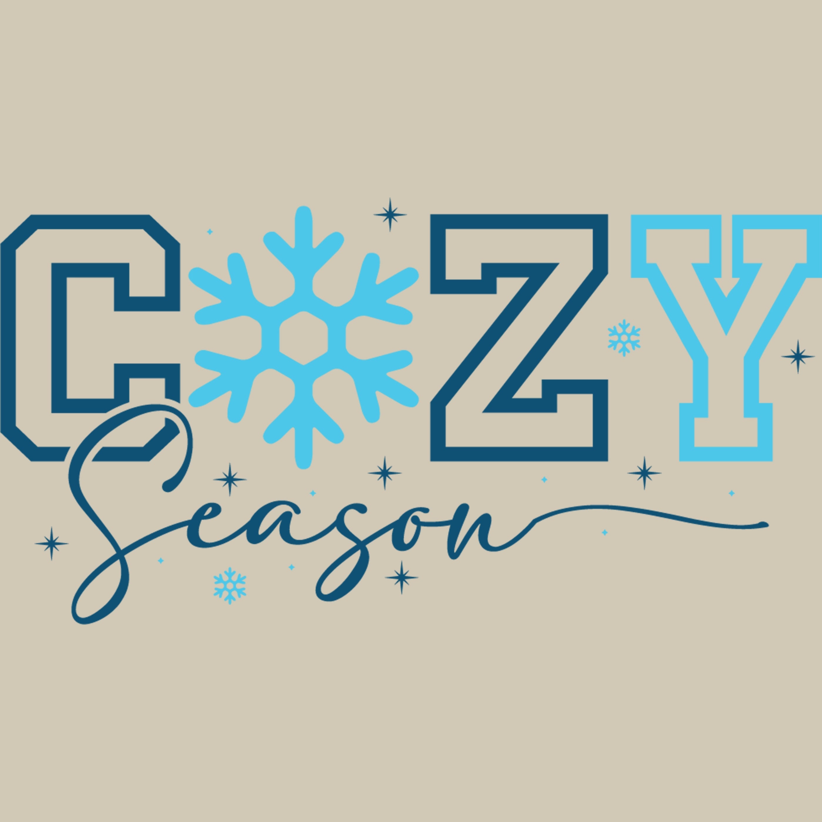 Permanent Sticker Cozy Season Winterzauber