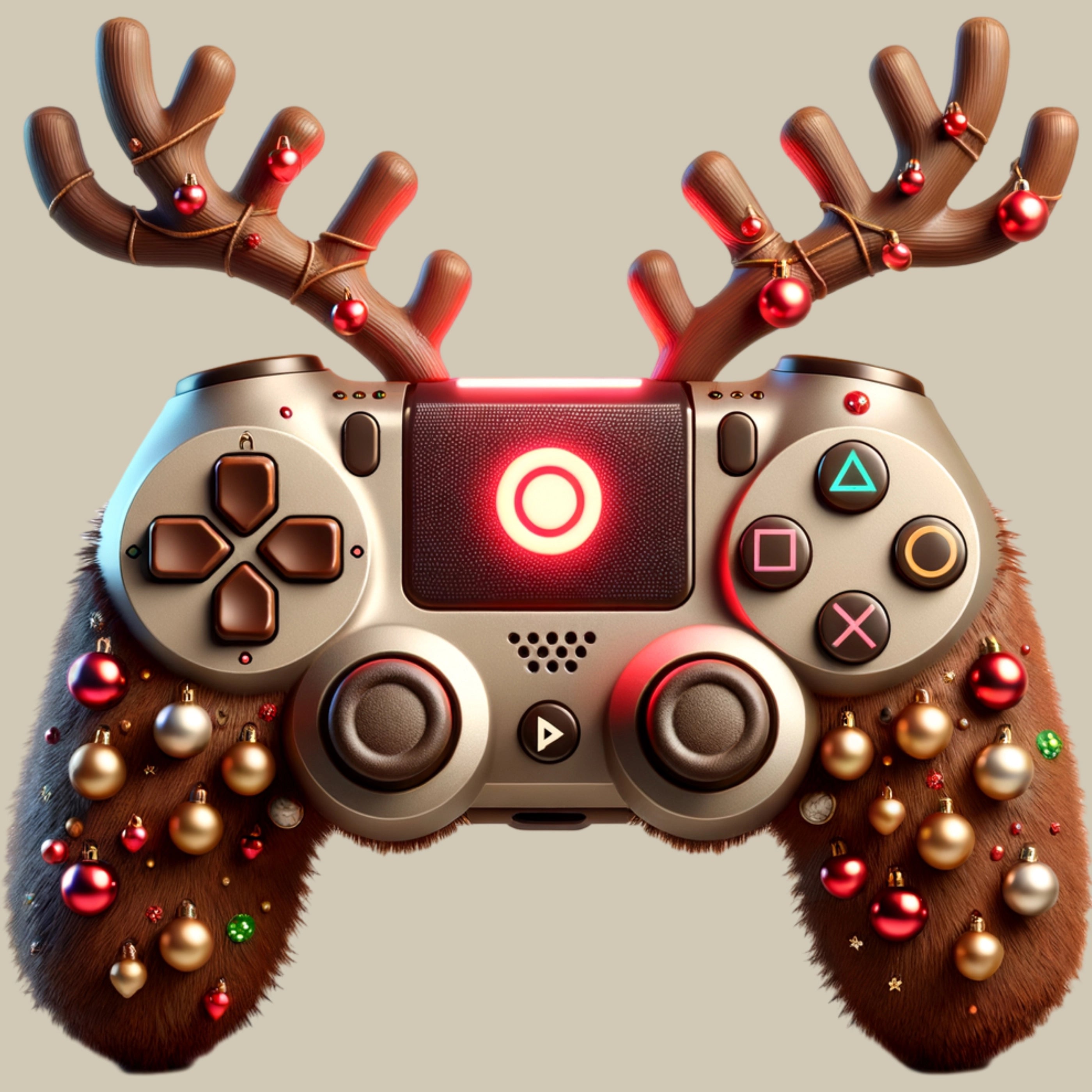 Permanent Sticker Reindeer Christmas Controller