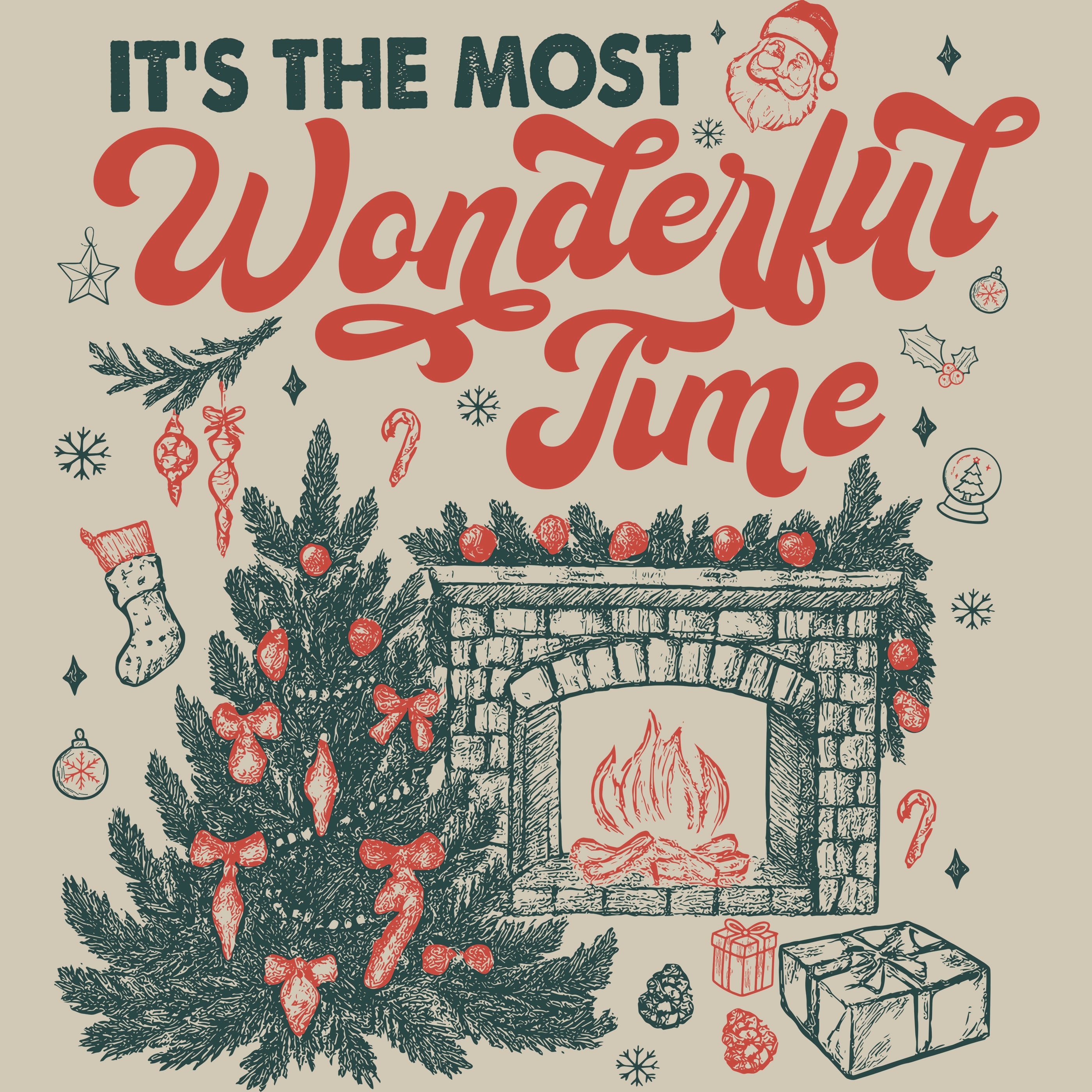 Permanent Sticker Wonderful Time Winterstube