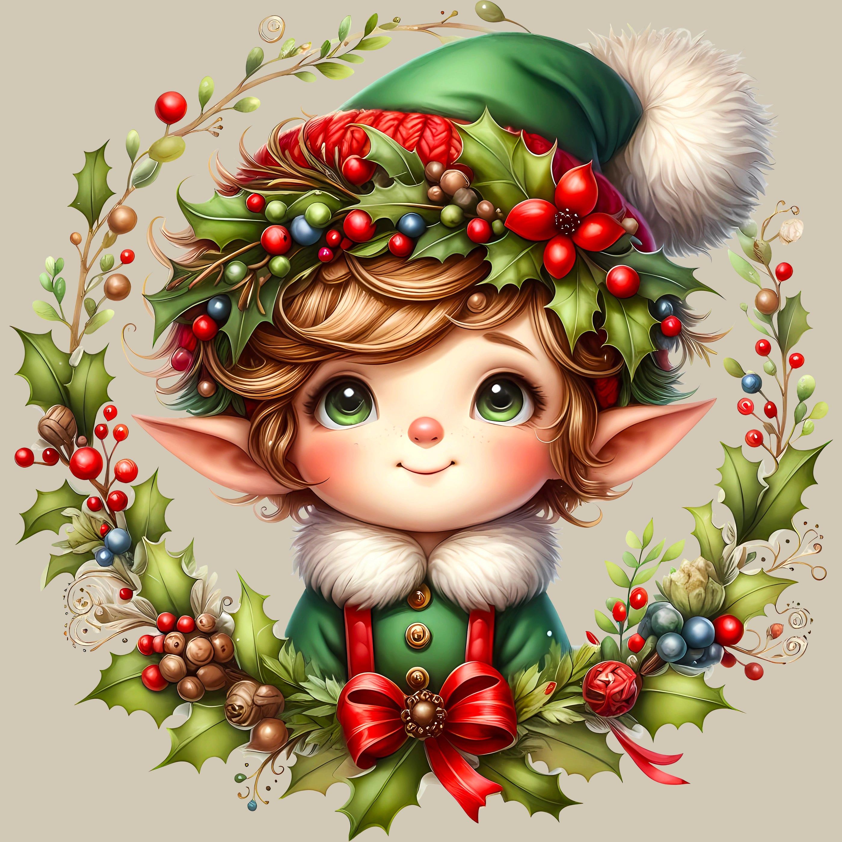 Permanent Sticker Süßer Elf Schnuckel