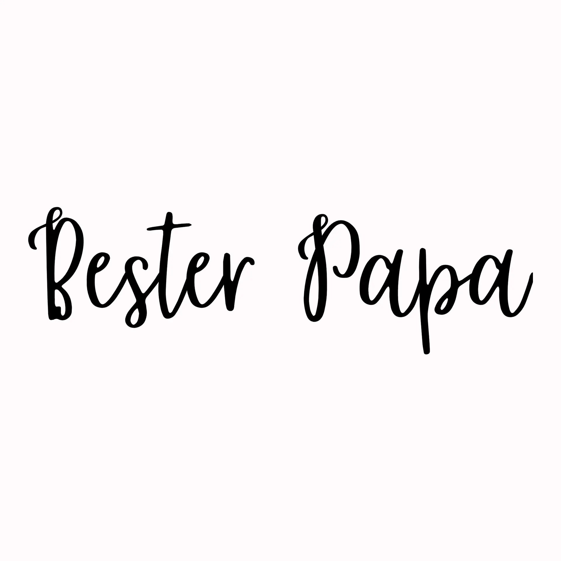 Permanent Sticker Bester Papa