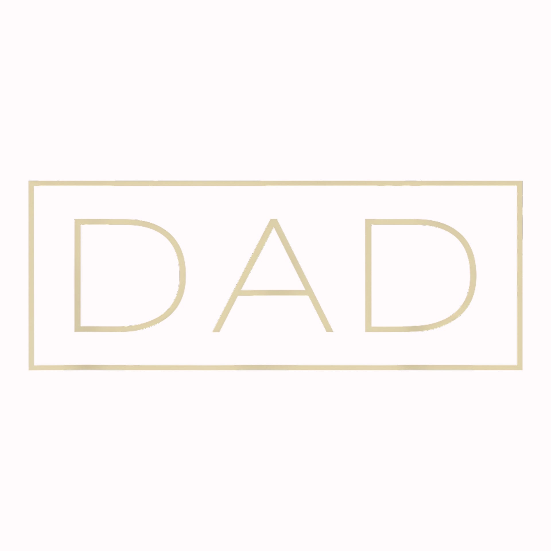 Permanent Sticker Schriftzug DAD