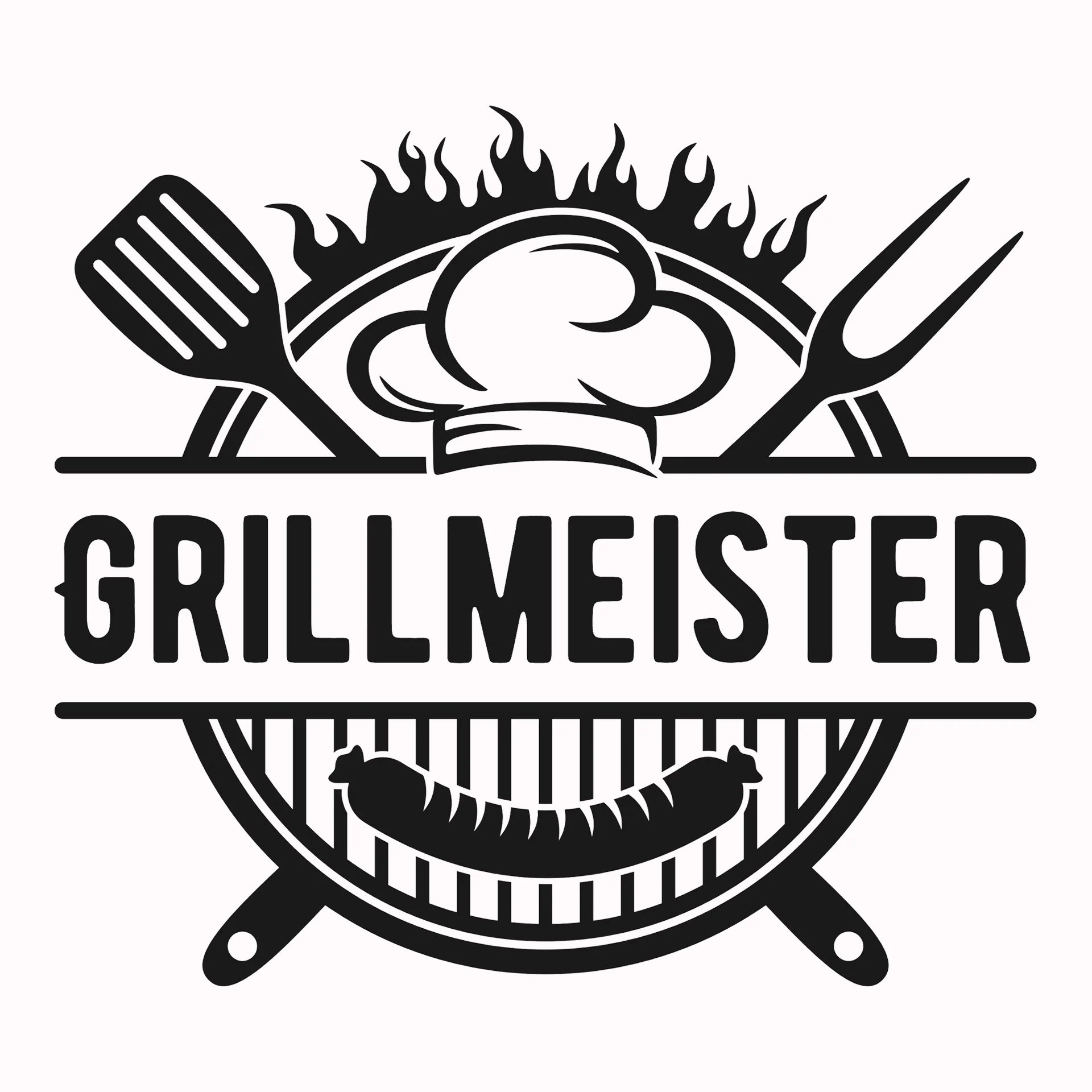 Permanent Sticker Der Grillmeister