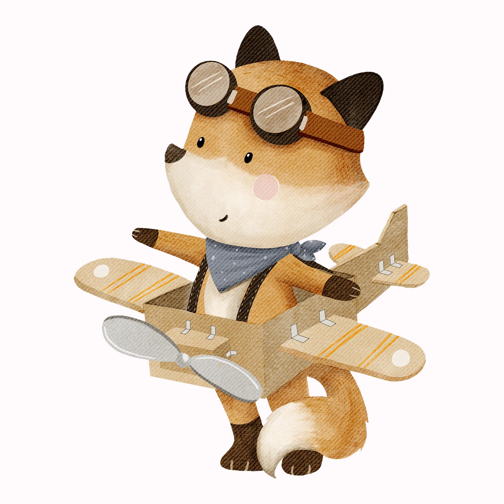 Permanent Sticker Skyfox Fuchs
