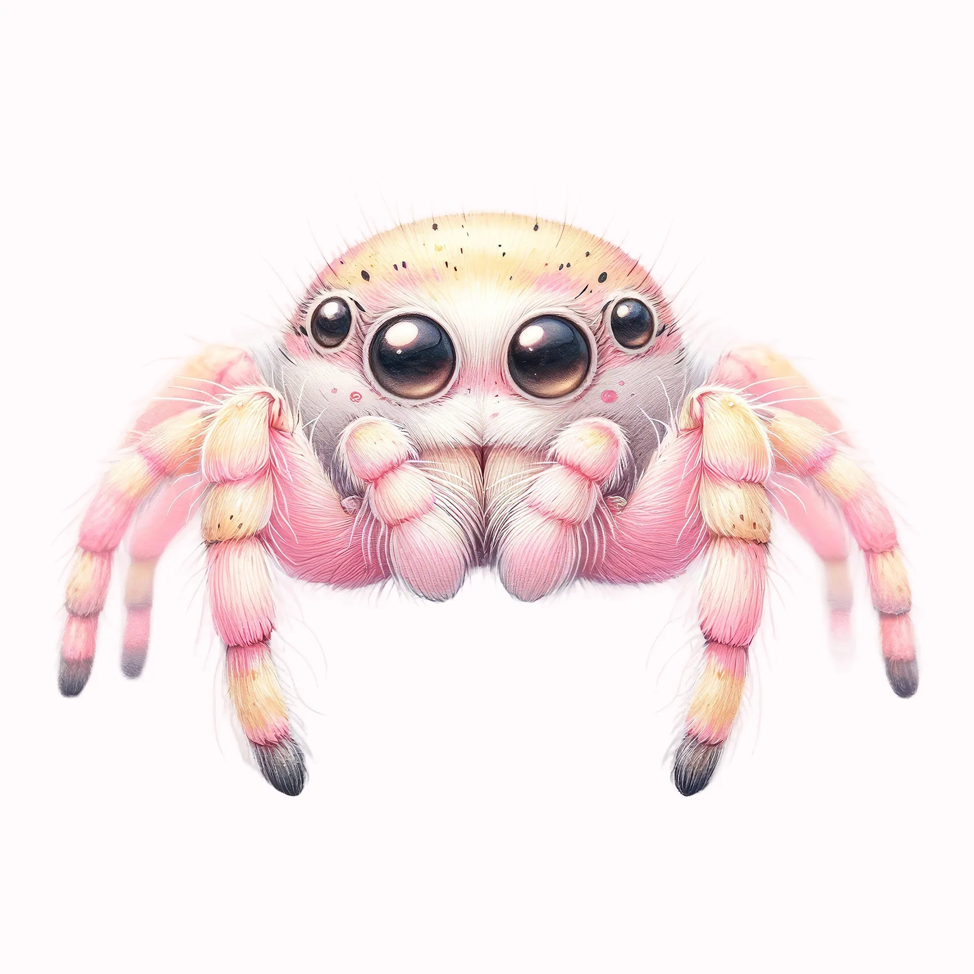 Permanent Sticker Spinne Pinky