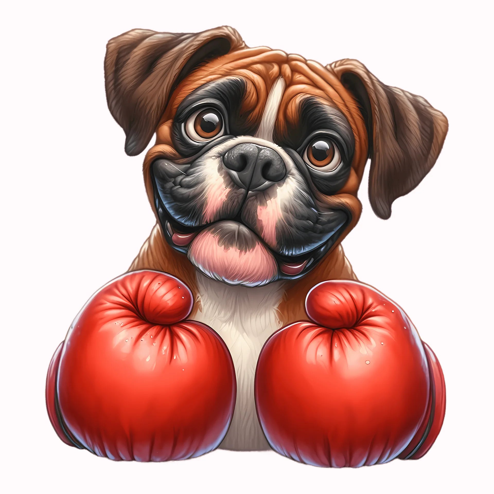 Permanent Sticker Sportlicher Boxer