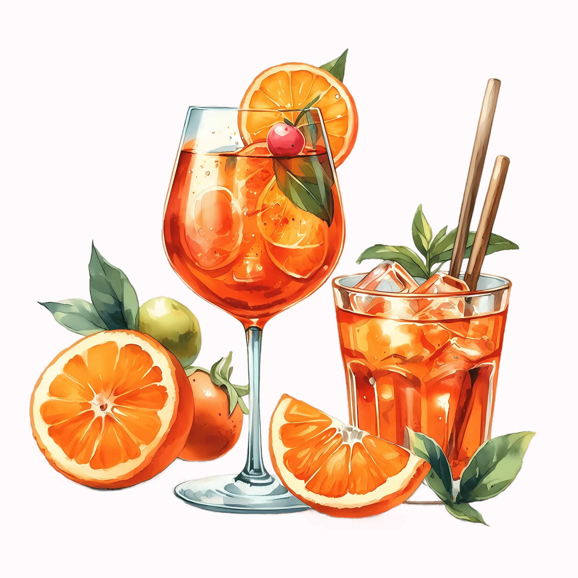 Permanent Sticker Spritziger Genuss