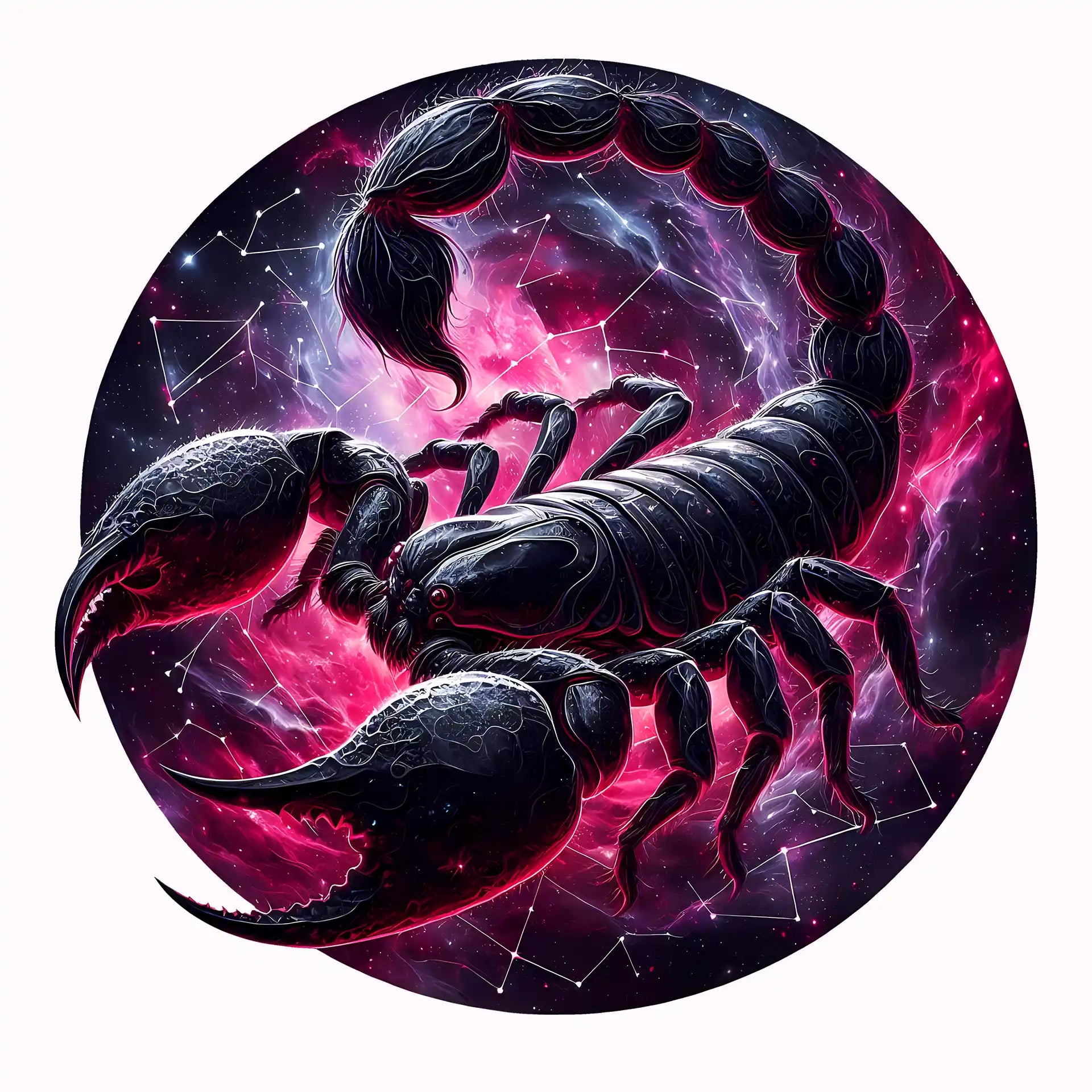 Permanent Sticker Sternzeichen Galaktischer Skorpion