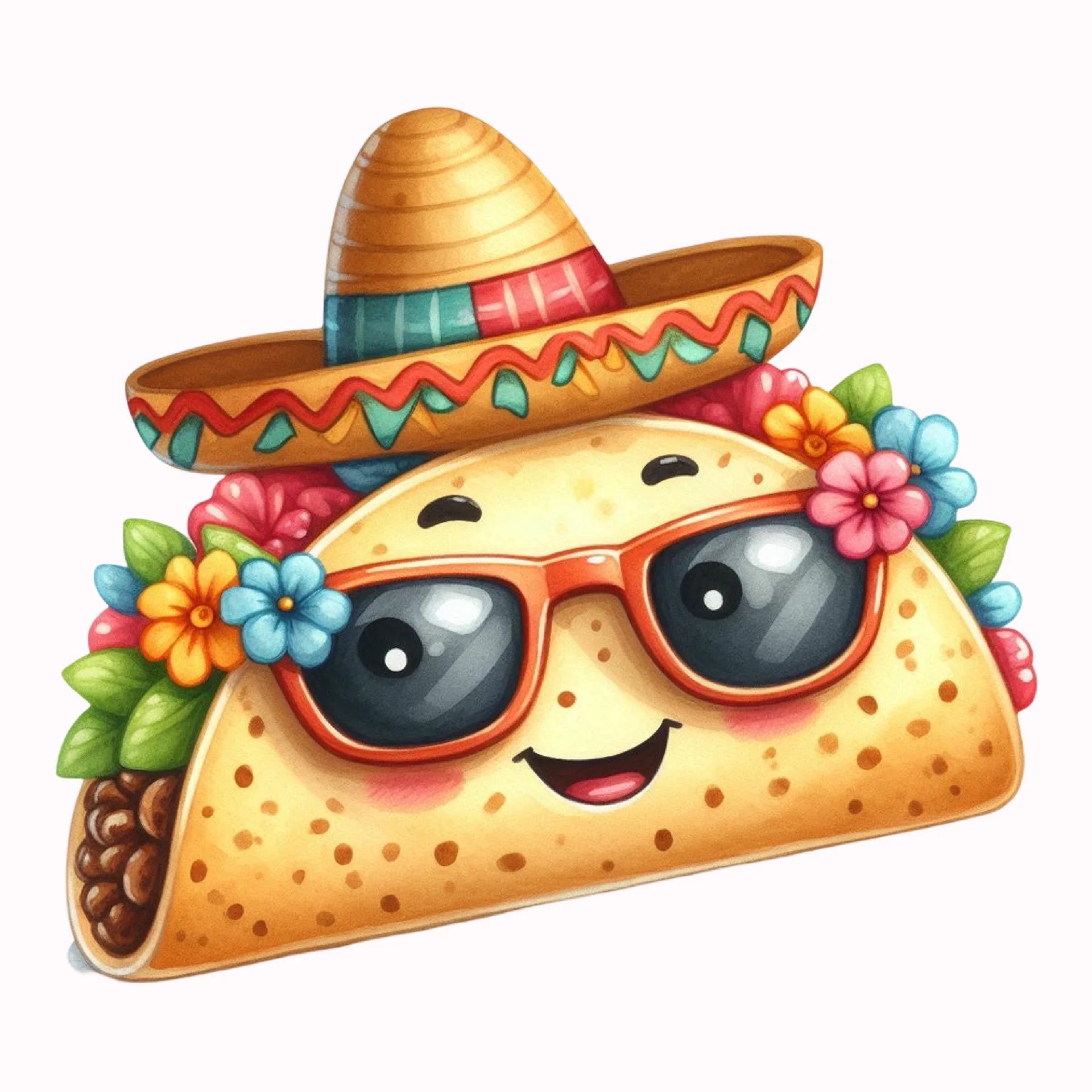 Permanent Sticker Tacco im Urlaub