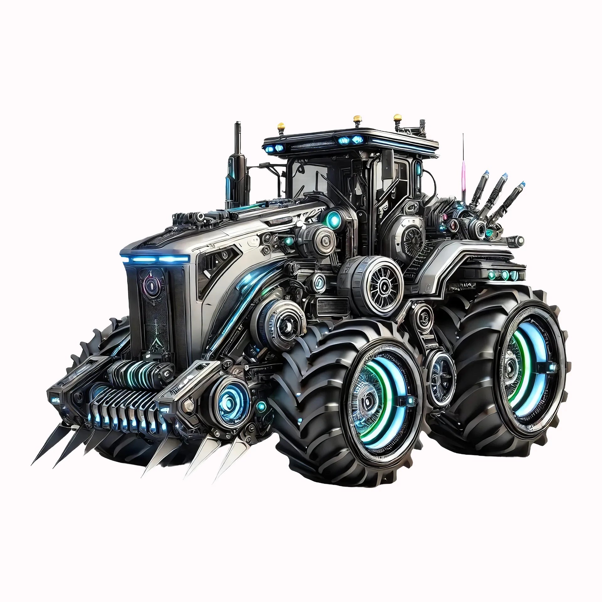 Permanent Sticker Traktor der Zukunft