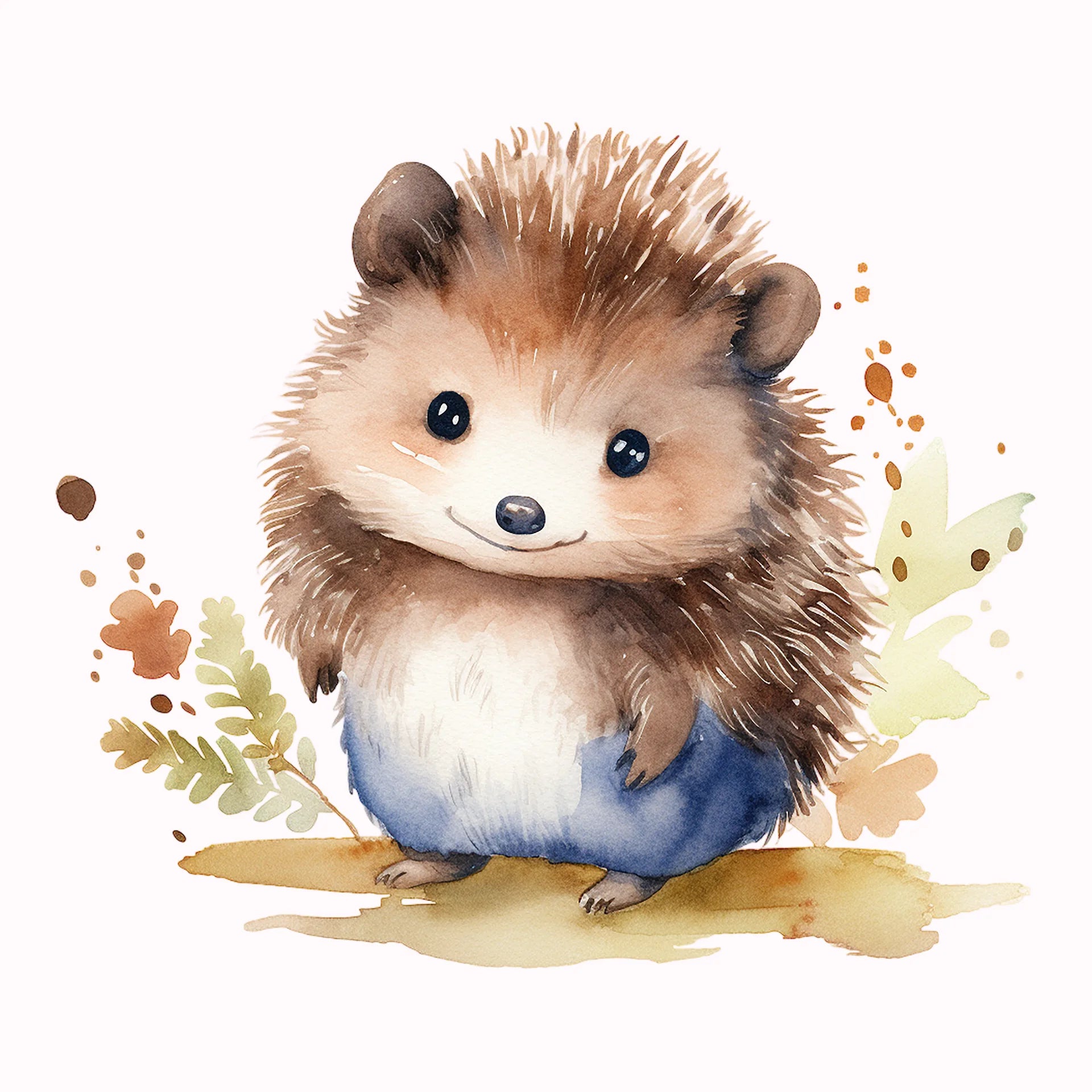 Permanent Sticker Waldfreunde Igel