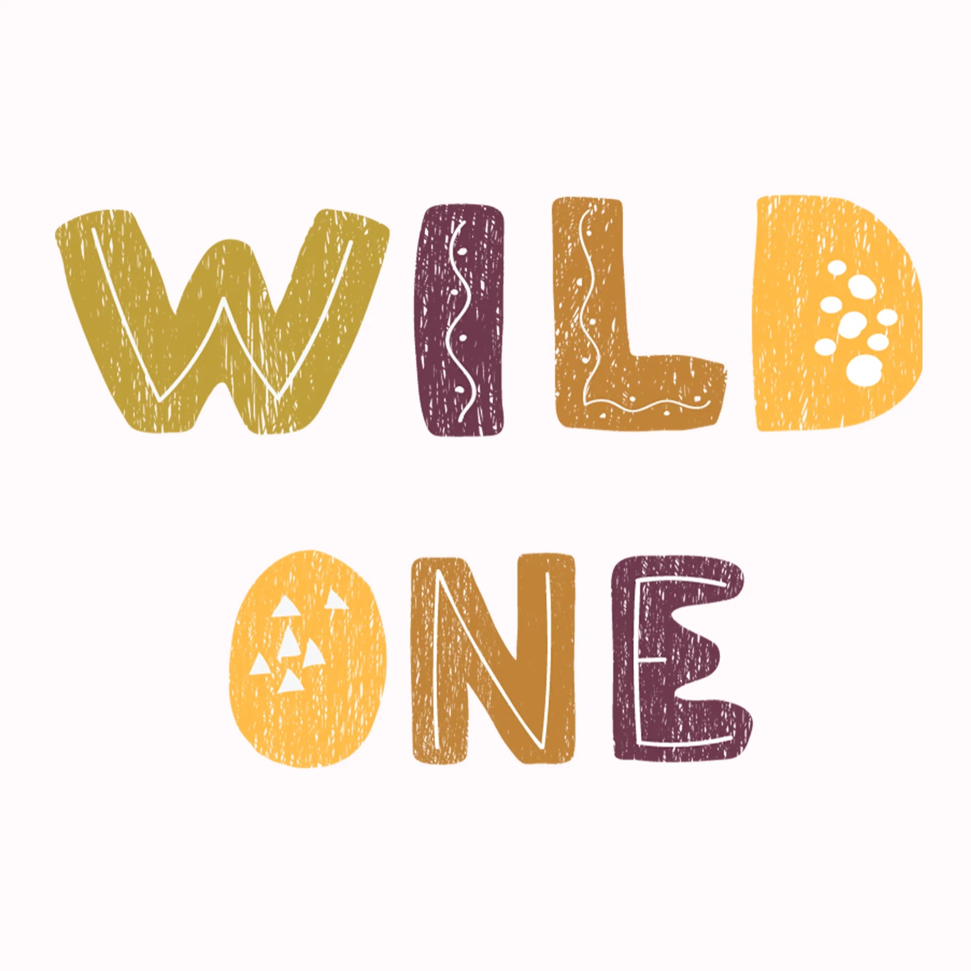 Permanent Sticker Wild One