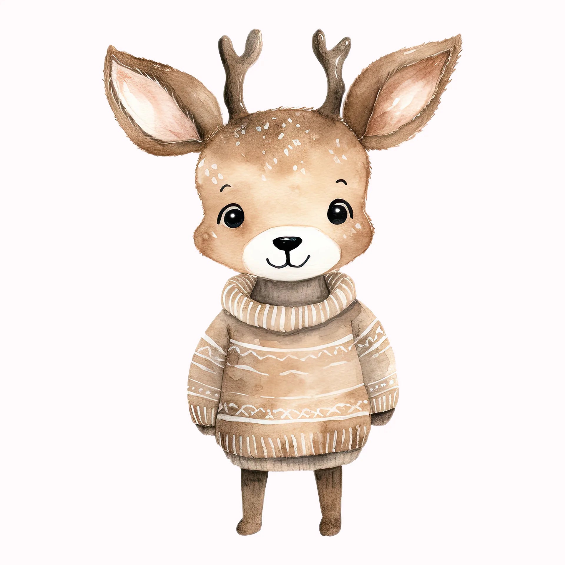 Permanent Sticker Winter Hirsch Sam