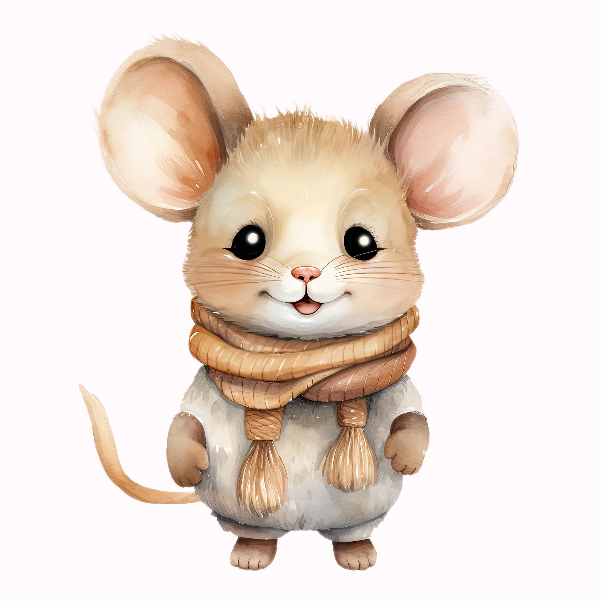 Permanent Sticker Winter Maus Timo
