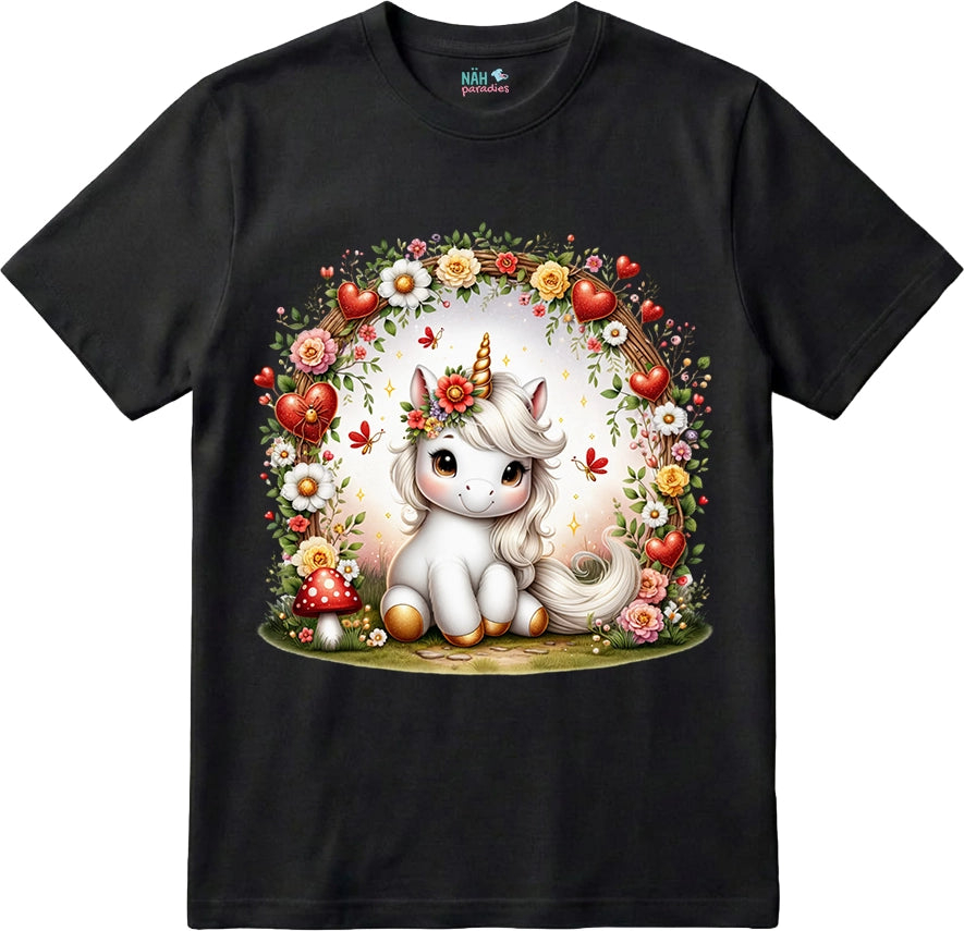 Bio T-Shirt Einhorn Aurelias Naturzauber