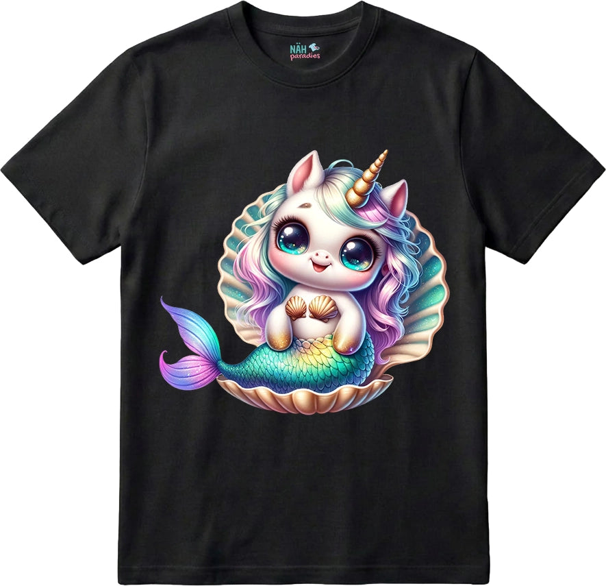 Bio T-Shirt Einhorn Muschelzauber
