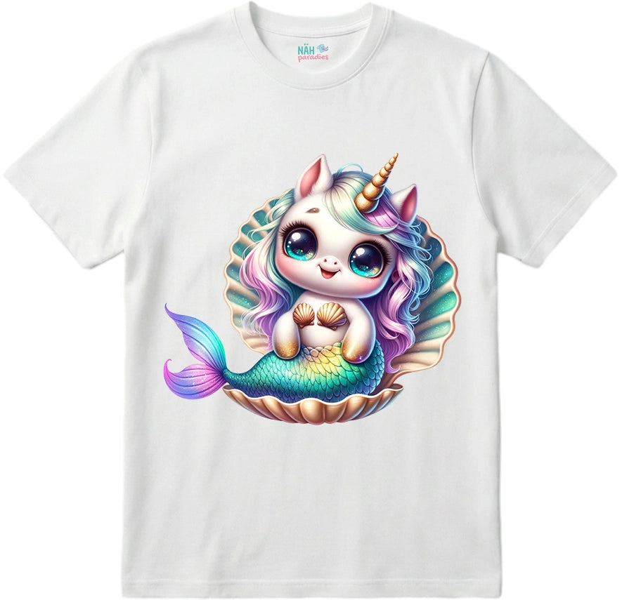 Bio T-Shirt Einhorn Muschelzauber