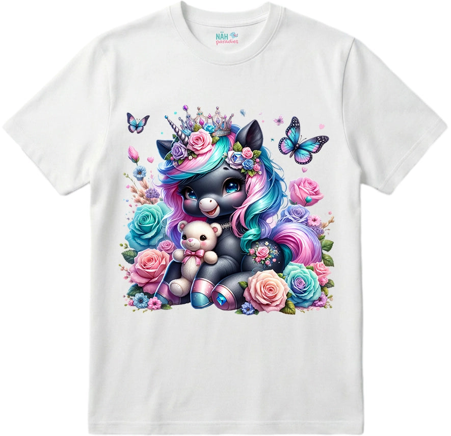Bio T-Shirt Einhorn Nocturna Rosentraum