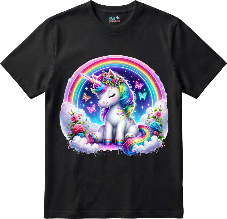 Bio T-Shirt Einhorn Zauberregenbogen
