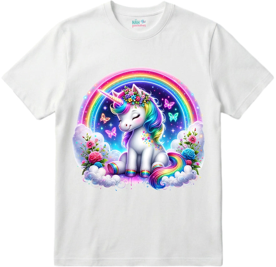 Bio T-Shirt Einhorn Zauberregenbogen