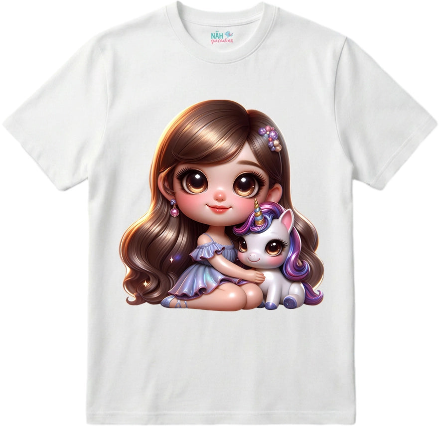 Bio T-Shirt Einhorn Mädchenzauber