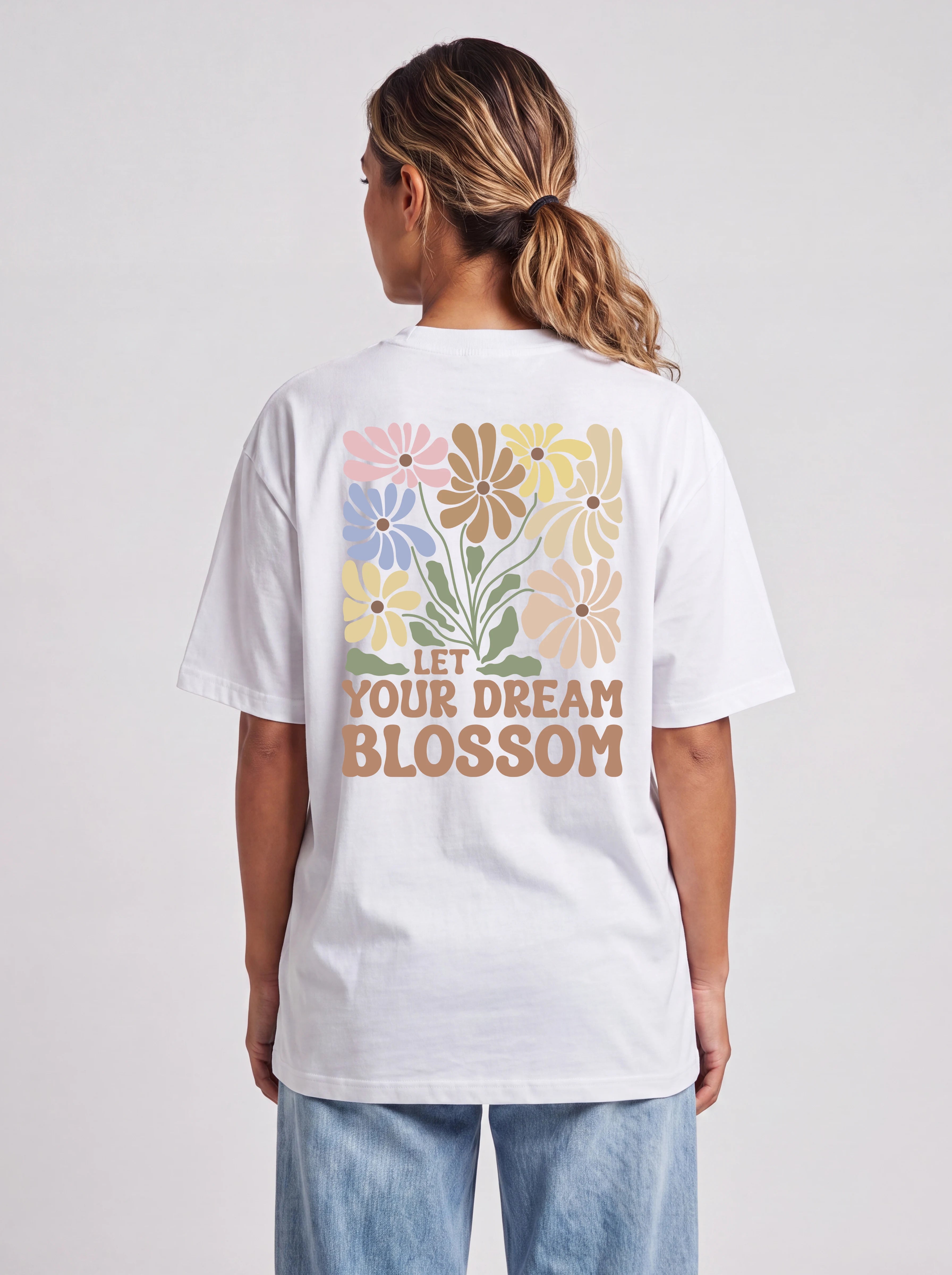Let Your Dream Blossom Oversized Shirt
