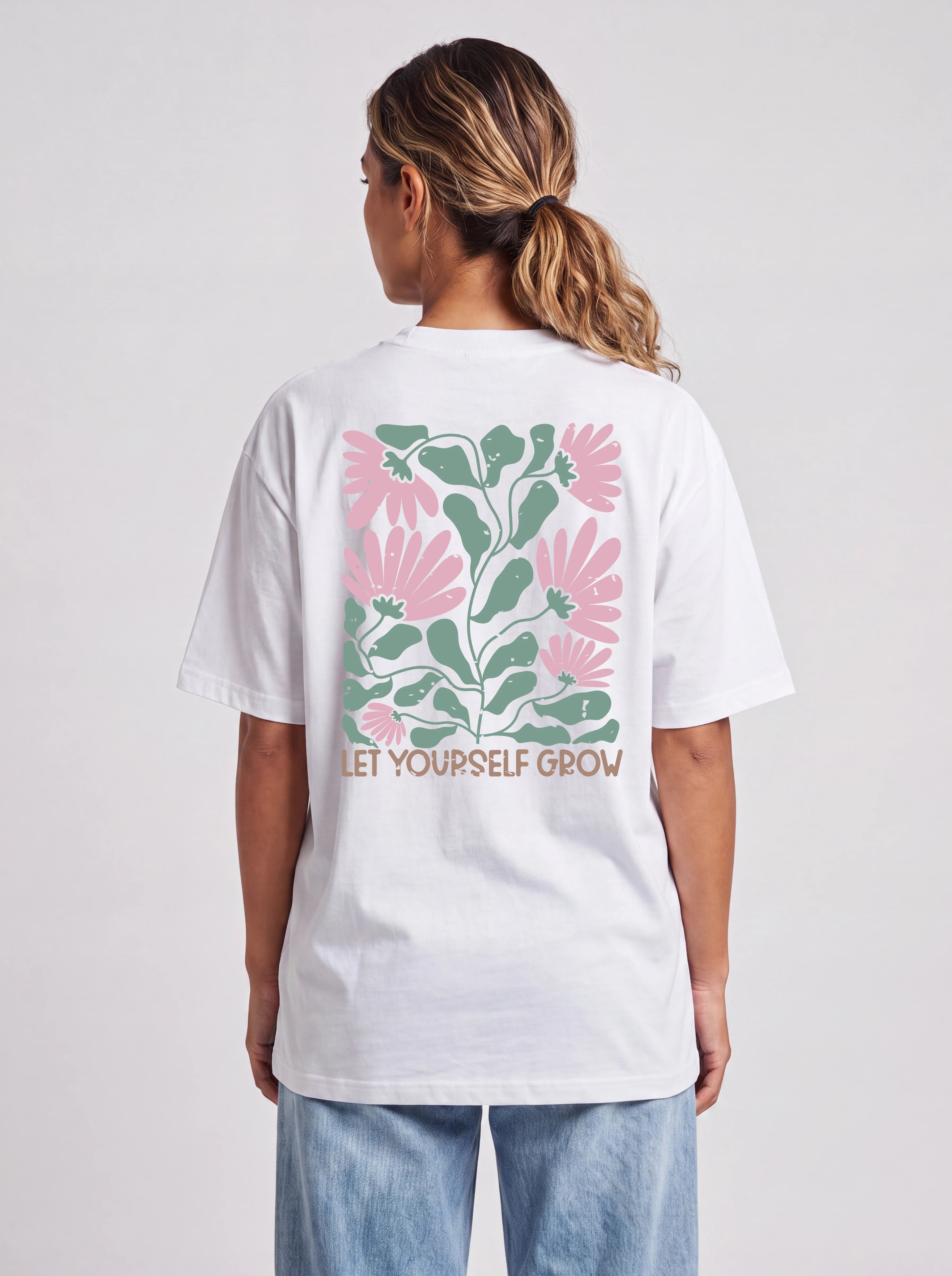 Let Yourself Grow Oversized Shirt